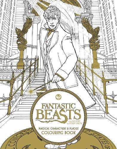 Fantastic Beasts & Where to Find Them- Magical Characters & Places Colouring Book