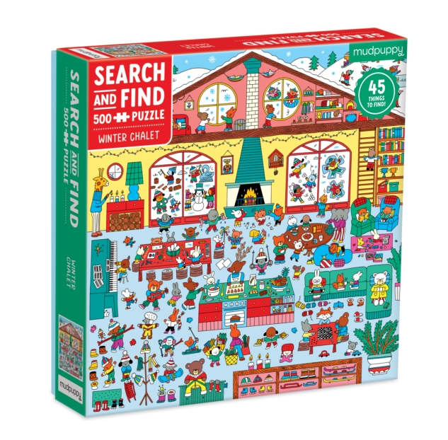 Winter Chalet 500 piece Search & Find Puzzle