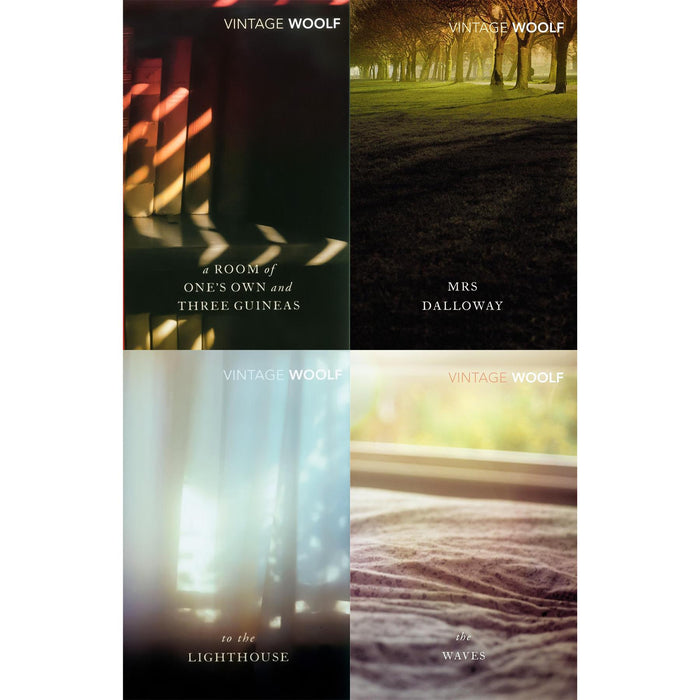 Virginia Woolf Vintage Classics Collection: A Room of One's Own and Three Guineas, Mrs Dalloway, To the Lighthouse & The Waves – A Journey Through Early 20th Century Modernism (4-Book Set)
