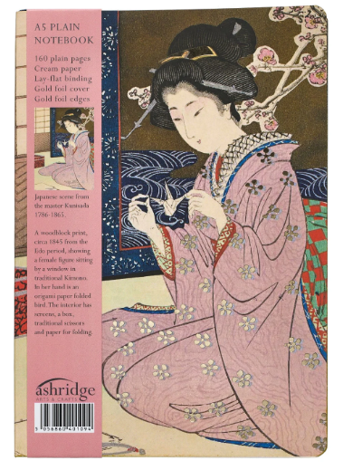 Ashridge: A5 Lined Notebook - Lady in Kimono