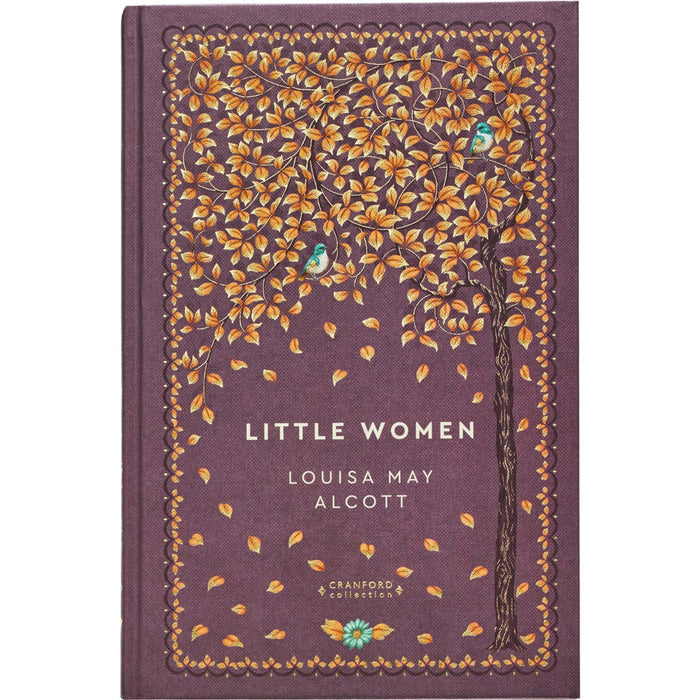 Sense and Sensibility by J. Austen, The Secret Garden by F. H. Burnett & Little Women by L. M. Alcott (Hardcover, 3 Books) with Little Women Journal – A Cranford Edition Set of Love & Growth