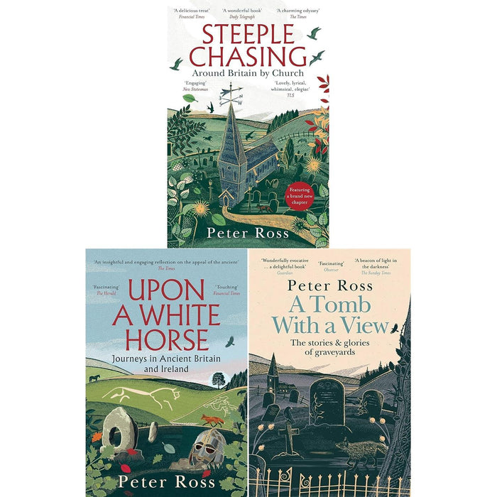 Peter Ross Hidden Britain Collection: Steeple Chasing, Upon a White Horse & A Tomb with a View