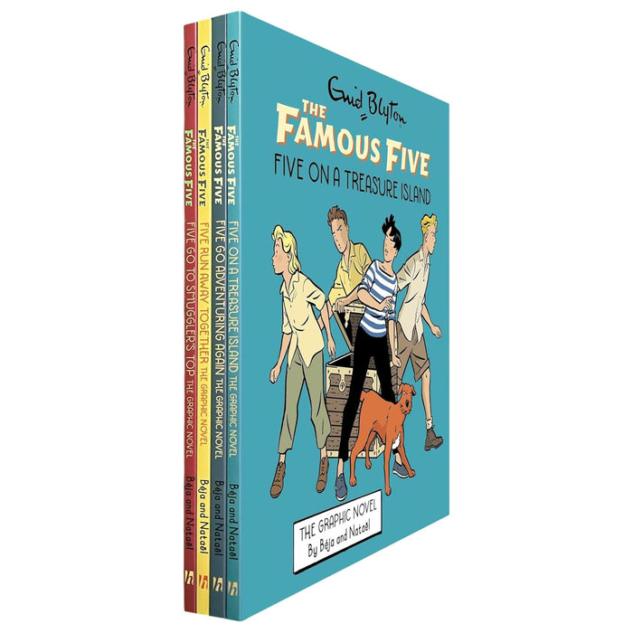 The Famous Five Graphic Novel Collection by Béja & Nataël (4-Book Set)