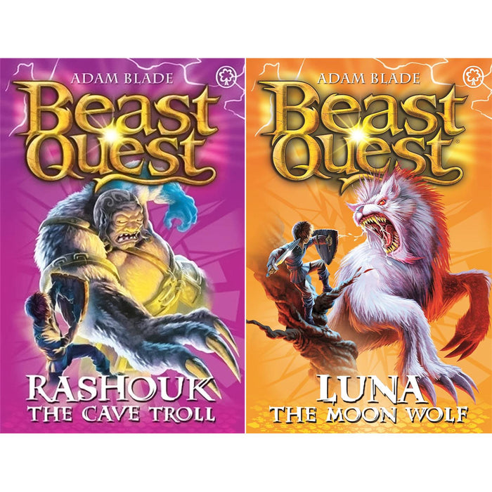 Beast Quest Series 3 & 4 Collection (12 Books) – The Dark Realm and The Amulet of Avantia: Thrilling Adventures of Magic, Heroism, and Battles for Young Fantasy Readers