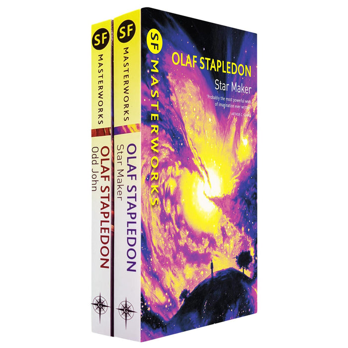 Olaf Stapledon Collection: SF Masterworks of Cosmic Evolution & Superior Minds in Odd John & Star Maker (2-Book Set)