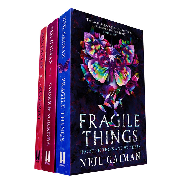 Neil Gaiman Collection: Tales of Wonder and Mystery with 'Fragile Things,' 'Smoke and Mirrors,' and 'Stardust