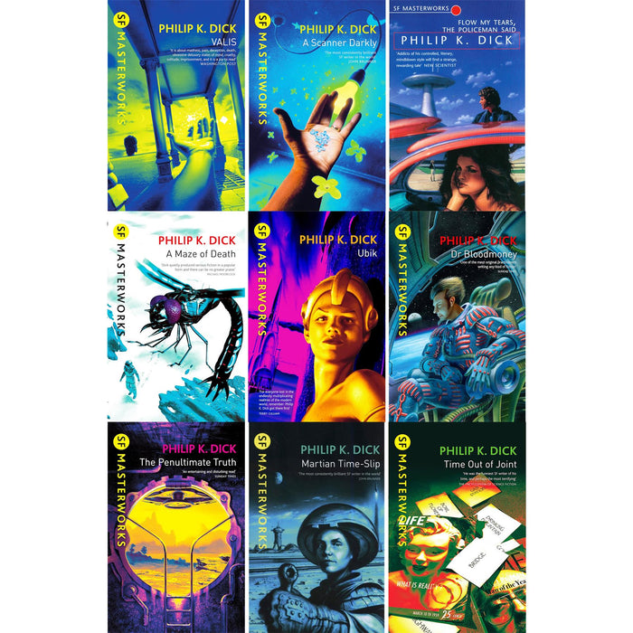 Philip K. Dick Ultimate Collection – SF Masterworks of Dystopian Realities, Surreal Visions & Philosophical Inquiry in Valis, A Scanner Darkly, Ubik & More (9-Book Set)