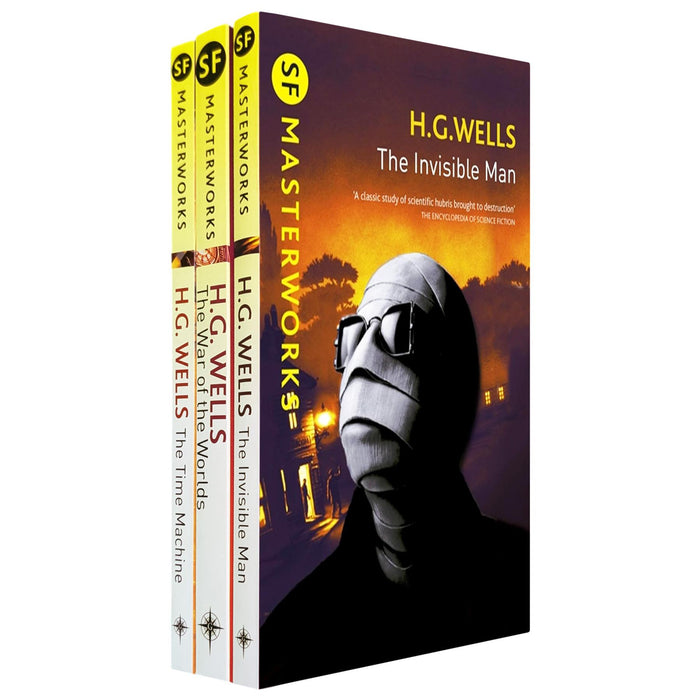 H.G. Wells SF Masterworks – Time Travel, Alien Invasions & Unseen Forces in The Time Machine, The War of the Worlds & The Invisible Man (3-Book Set)