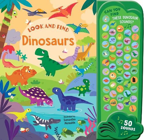 Lake Press: Look & Find Dinosuars (Sound Book)