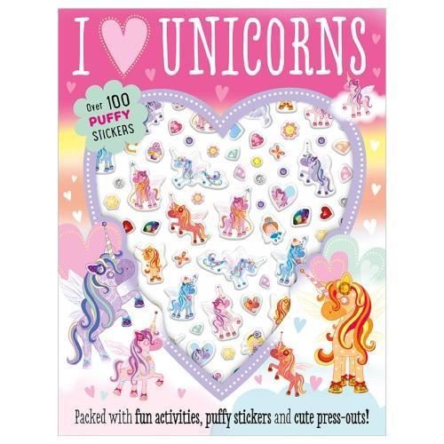I Love Unicorns Puffy Sticker Activity (Puffy Stickers)