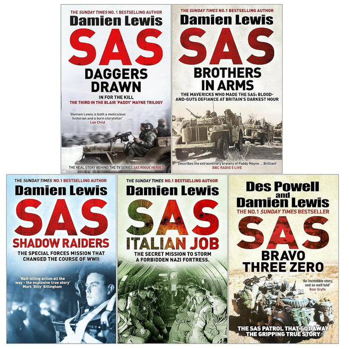 Damien Lewis 5 Books Collection Set