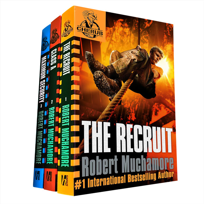CHERUB Thriller Collection by Robert Muchamore: Includes The Recruit, Class A, and Maximum Security – Action-Packed Adventures of Young Spies and High-Stakes Missions