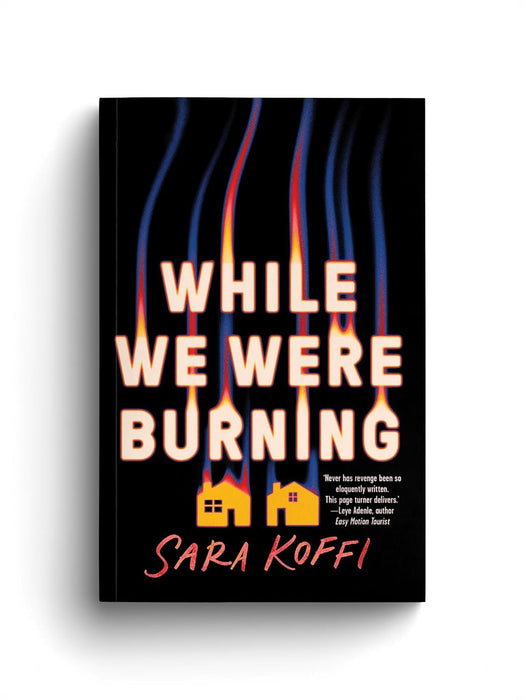 While We Were Burning: A Debut Surburban Cosy Crime Novel