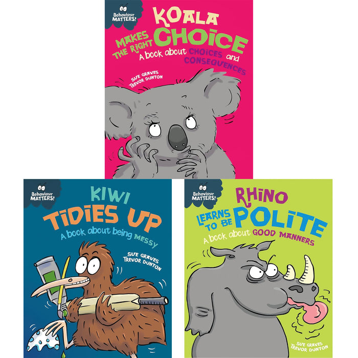 Behaviour Matters Set: Making Choices, Tidying Up, and Politeness – A Three-Book Collection to Encourage Responsibility and Good Manners in Children