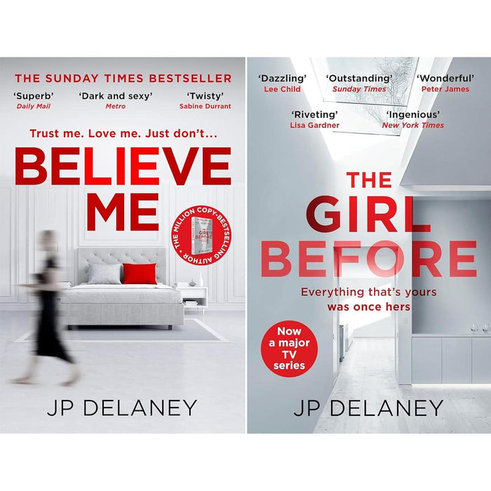 JP Delaney Deception Collection: The Girl Before & Believe Me