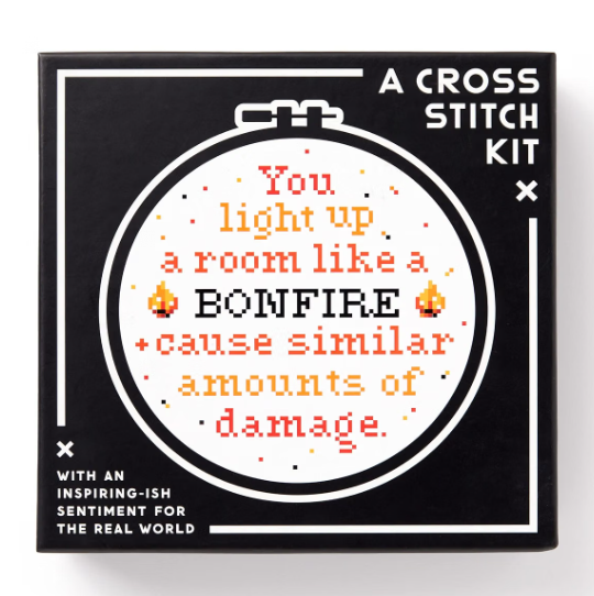 You Light Up A Room Cross Stitch Kit