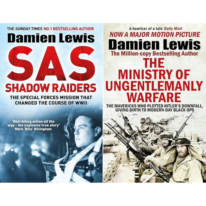 Damien Lewis Clandestine Warfare Collection: SAS Shadow Raiders & The Ministry of Ungentlemanly Warfare