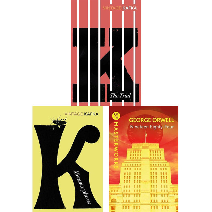 Existential Classics Collection by Franz Kafka & George Orwell
