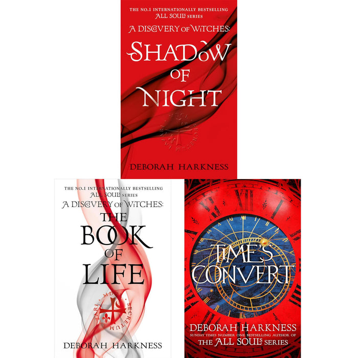 Deborah Harkness Three-Book Collection: Shadow of Night, The Book of Life, and Time's Convert – Enchanting Tales of Magic, History, and Romance from the All Souls Universe