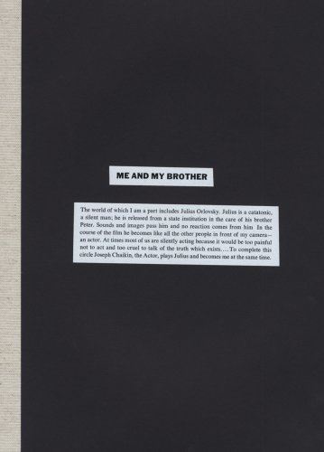 Robert Frank: Me and My Brother