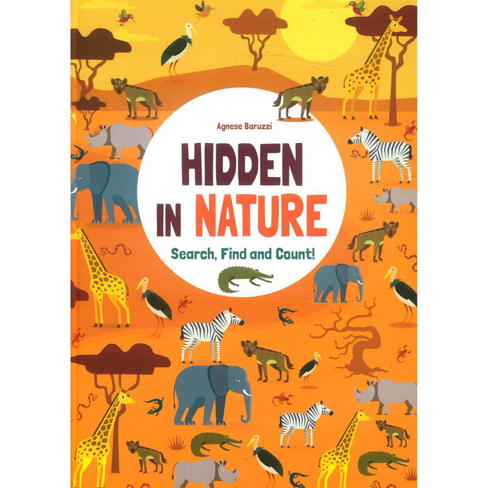 Agnese Baruzzi’s Search, Find & Count Collection: Engaging Counting Adventures Across Nature, Monsterland, Mazes, and Dinoland