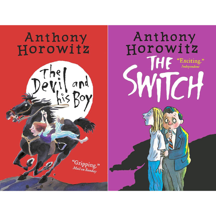 The Anthony Horowitz Adventure Collection: The Devil and His Boy & The Switch – Thrilling Mysteries with Twists, Suspense, and Unforgettable Characters for Young Readers (2-Books Set)