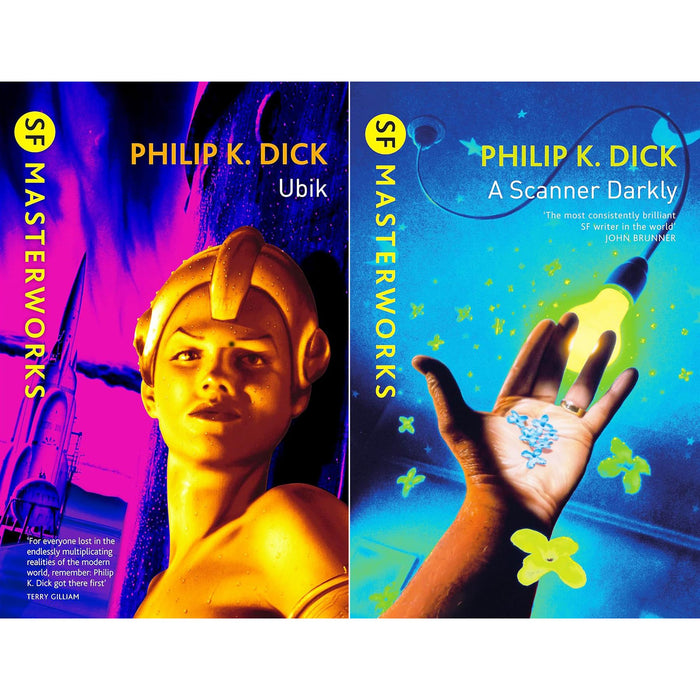 Philip K. Dick SF Masterworks Set: Surreal Worlds & Psychological Depth in Ubik & A Scanner Darkly (2-Book Collection)