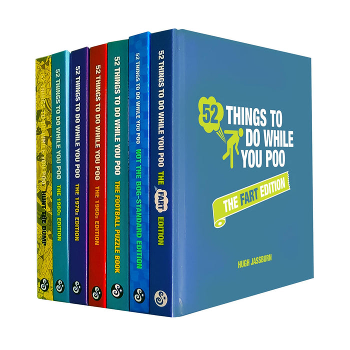 52 Things to Do While You Poo Collection: A Hilarious Series of Puzzles, Trivia, and Fun Activities for Bathroom Breaks