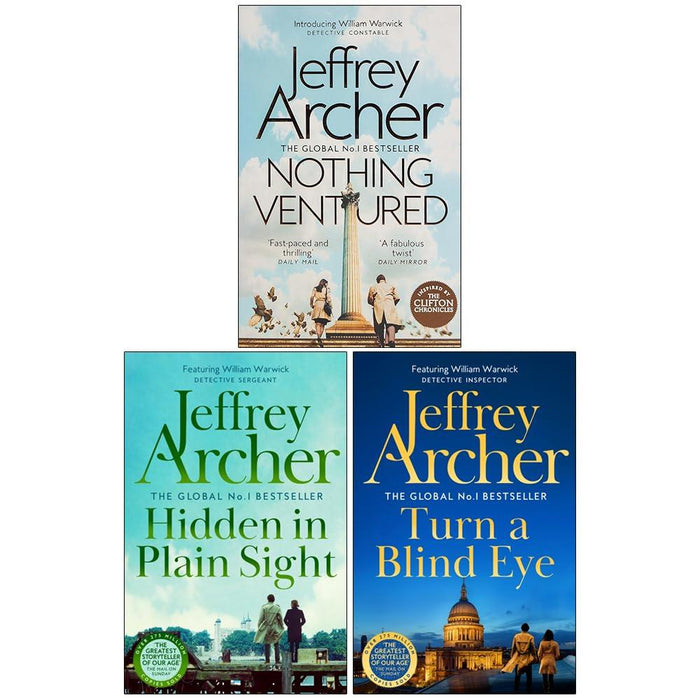 William Warwick Novels Collection 3 Books Set By Jeffrey Archer