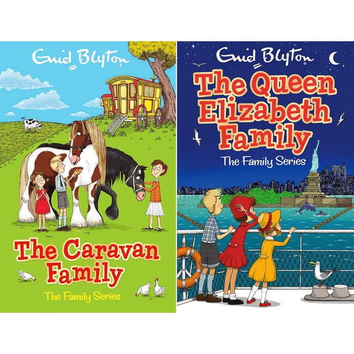 Enid Blyton’s Family Adventure Collection – The Caravan Family & Queen Elizabeth Family (Paperback, 2 Books)