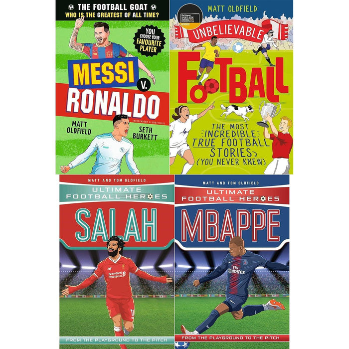 Global Superstars Collection: Messi v. Ronaldo, Incredible Stories, Salah & Mbappe