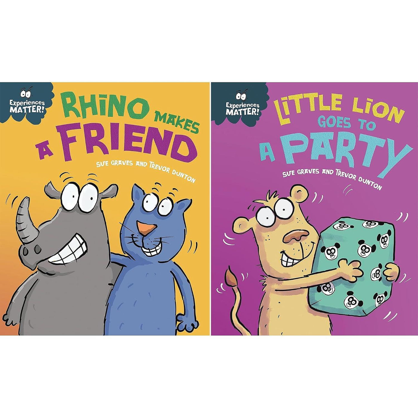Experiences Matter Collection: 2-Book Set by Sue Graves (Rhino Makes a ...