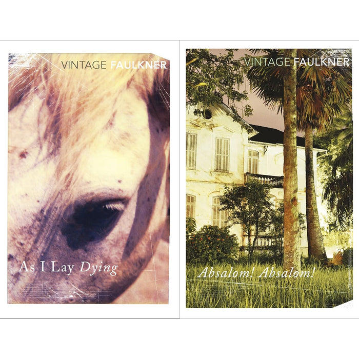 William Faulkner: As I Lay Dying & Absalom, Absalom! - Journey Through the American South, Family, and Identity in the Post-Civil War Era (2-Book Set)