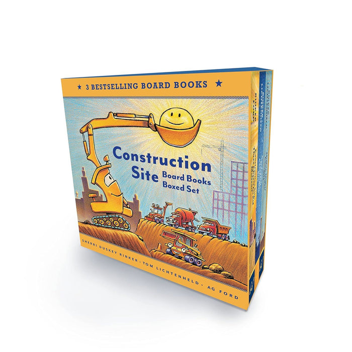 Construction Site Board Books Boxed Set (Goodnight, Goodnight, Construction Site)