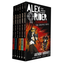 Alex Rider Graphic Novel Collection: Complete 6-Book Spy Thriller Set – Stormbreaker, Point Blanc, Skeleton Key & More (Hardcover) – Action-Packed Espionage for Young Readers