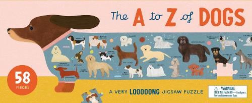The a to Z of Dogs 58 Piece Puzzle: A Very Looooong Jigsaw Puzzle