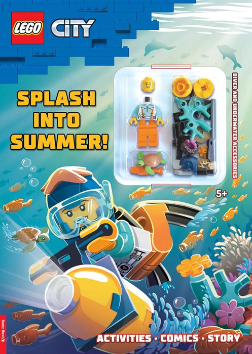 LEGO® City: Splash into Summer (with diver LEGO minifigure and underwater accessories) (LEGO® Minifigure Activity)