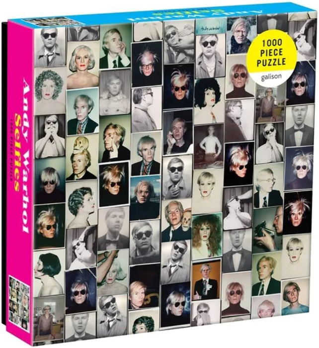 Andy Warhol Selfies 1000 Piece Puzzle in a Square Box