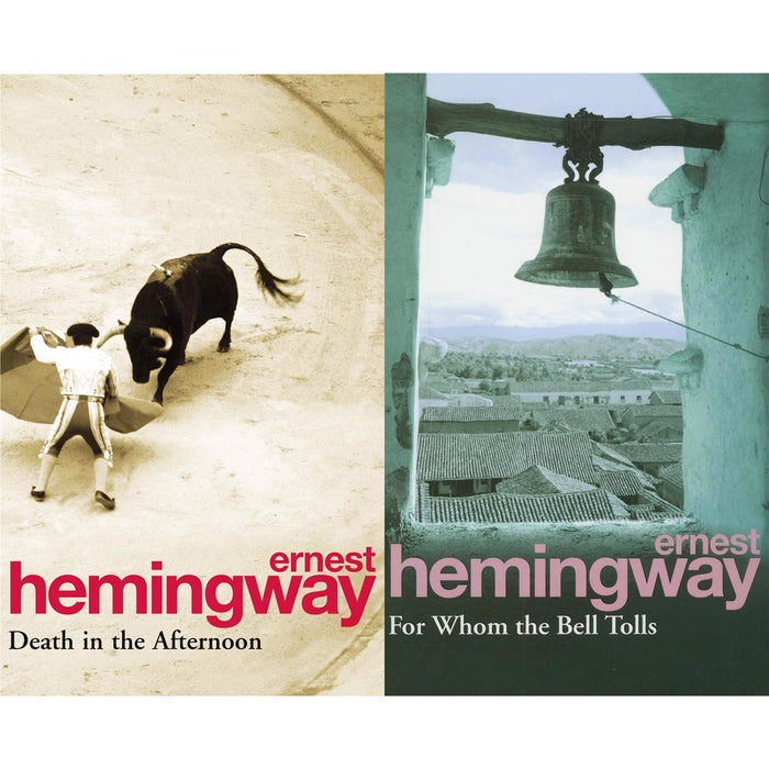 Ernest Hemingway's Spanish Collection: Death in the Afternoon & For Whom the Bell Tolls - Exploring the Human Spirit in Peace and War (2-Book Set, Pocket Size)