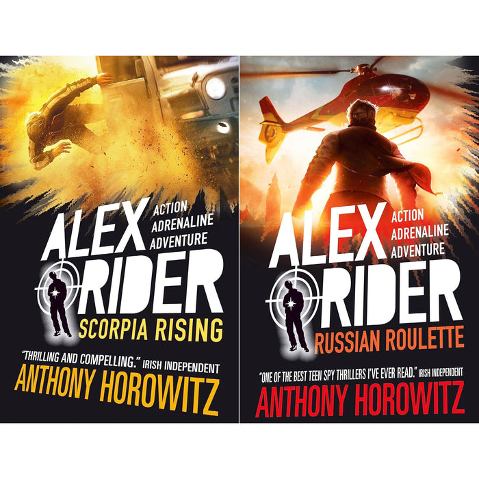 Alex Rider Mission Series 9 & 10: Scorpia Rising & Russian Roulette – Gripping Spy Adventures for Young Readers by Anthony Horowitz