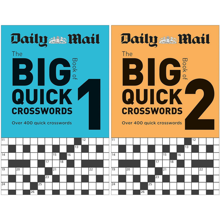 Daily Mail Quick Crossword Compendium: Over 800 Puzzles in Volumes 1 & 2 for Dedicated Puzzle Solvers