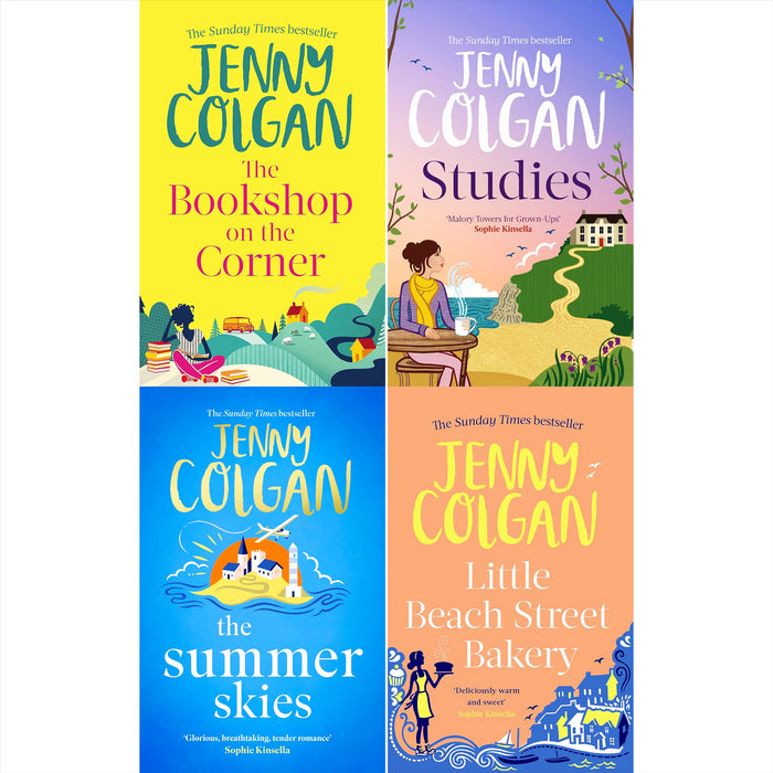Jenny Colgan's Uplifting Collection: Includes Studies, The Summer Skies, The Bookshop on the Corner, and Little Beach Street Bakery – Heartwarming Tales of New Beginnings, Romance, and Community