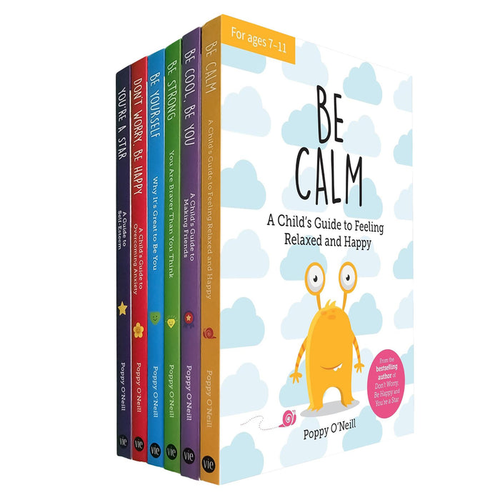 Empowering Kids Collection by Poppy O'Neill: Six Practical Guides for Children on Building Self-Confidence, Managing Anxiety, Embracing Individuality, and Developing Emotional Resilience