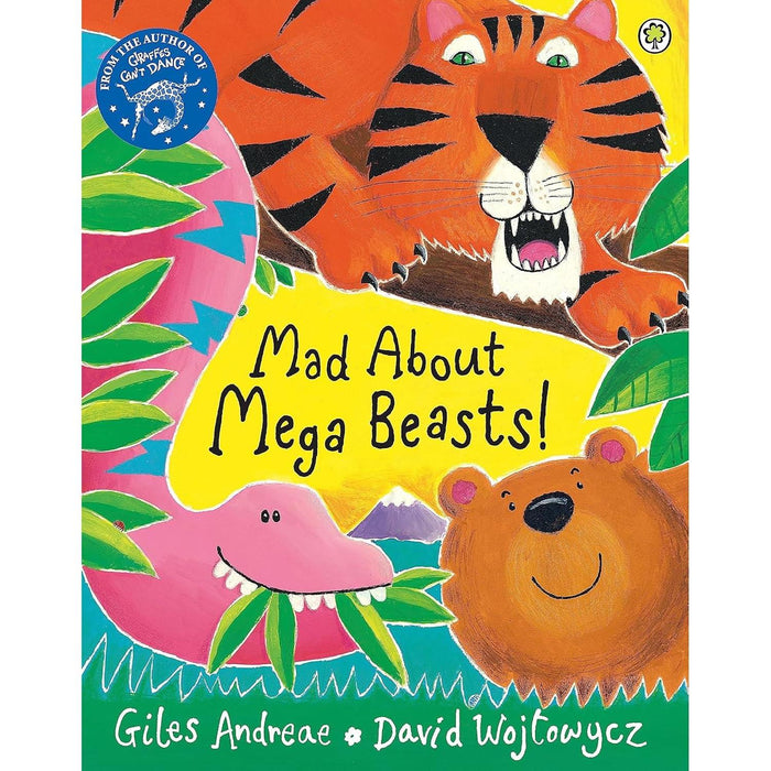 Animal Adventures Collection: 2-Book Set by Giles Andreae & David Wojtowycz (Mad About Dinosaurs!, Mad About Mega Beasts!)