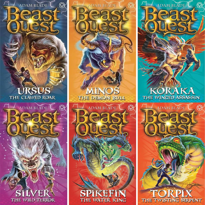 Beast Quest Series 6–10 Collection (30 Books) – The World of Chaos, The Lost World, The Pirate King, The Warlock’s Staff, and The Master of the Beasts: Epic Fantasy Adventures for Young Readers