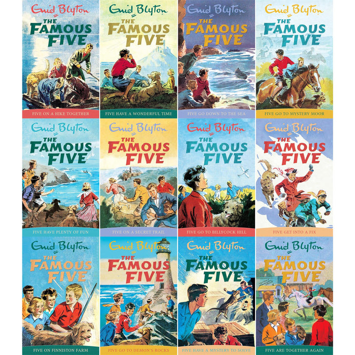The Famous Five Collection by Enid Blyton – Books 10–21: Beloved Classic Adventures to Share Across Generations (Paperback, 12 Books)