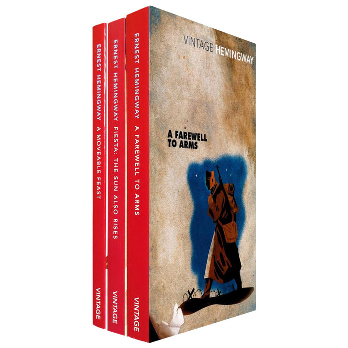 Ernest Hemingway: Expatriate & War Collection – A Moveable Feast, Fiesta. The Sun Also Rises & Farewell to Arms – A Journey Through Love, Disillusionment, and Conflict (3-Book Set)
