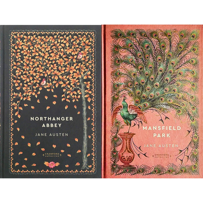 Jane Austen Cranford Collection (Hardcover, 6 Books) with 2 Journals – Elegant Set Featuring Pride and Prejudice, Sense and Sensibility, Emma, Persuasion, Northanger Abbey, and Mansfield Park