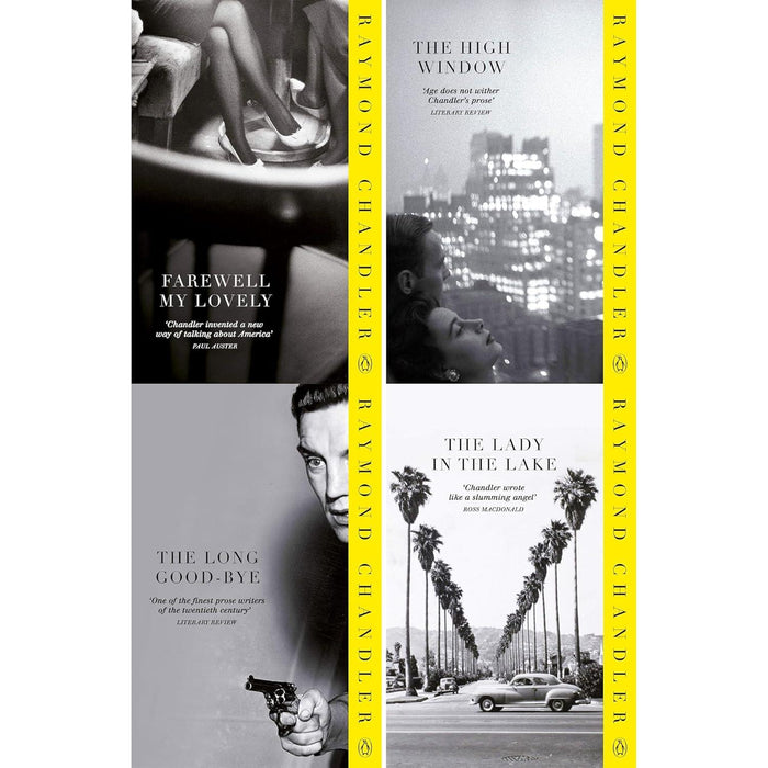 Raymond Chandler’s Essential Philip Marlowe Collection (4 Books Set): Farewell, My Lovely, The High Window, The Lady in the Lake, and The Long Goodbye