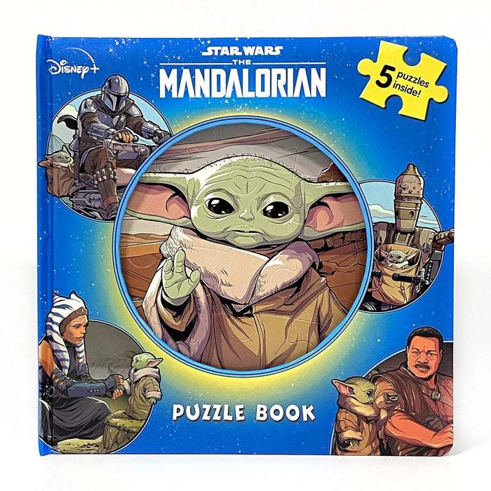 Phidal – Star Wars The Mandalorian My First Puzzle Book - Jigsaw Book for Kids Children Toddlers Ages 3 and Up Preschool Educational Learning - Gift for Easter, Holiday, Christmas, Birthday